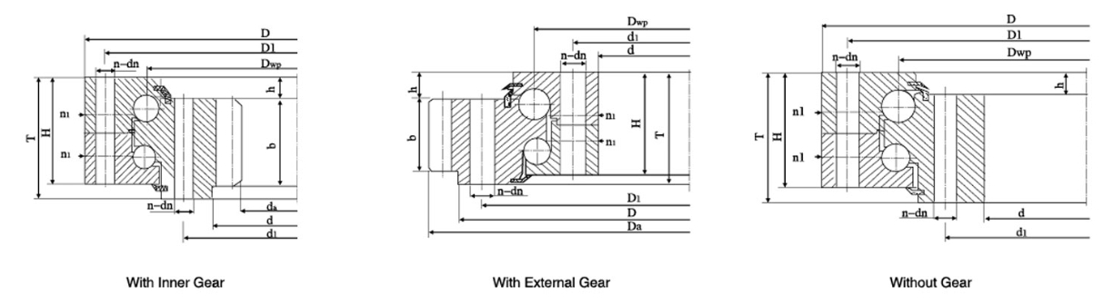 Double-row Ball Slewing Ring Bearing